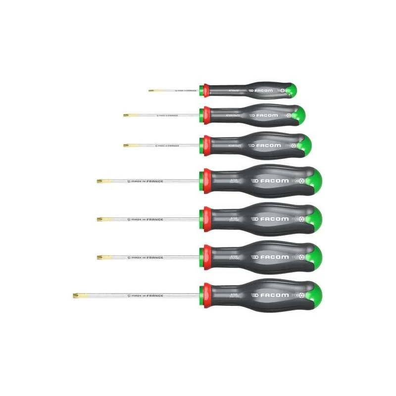 Pièce Détachée d'Origine Jeu de 7 tournevis Protwist Tamper Torx FACOM ATXR.J7PB
