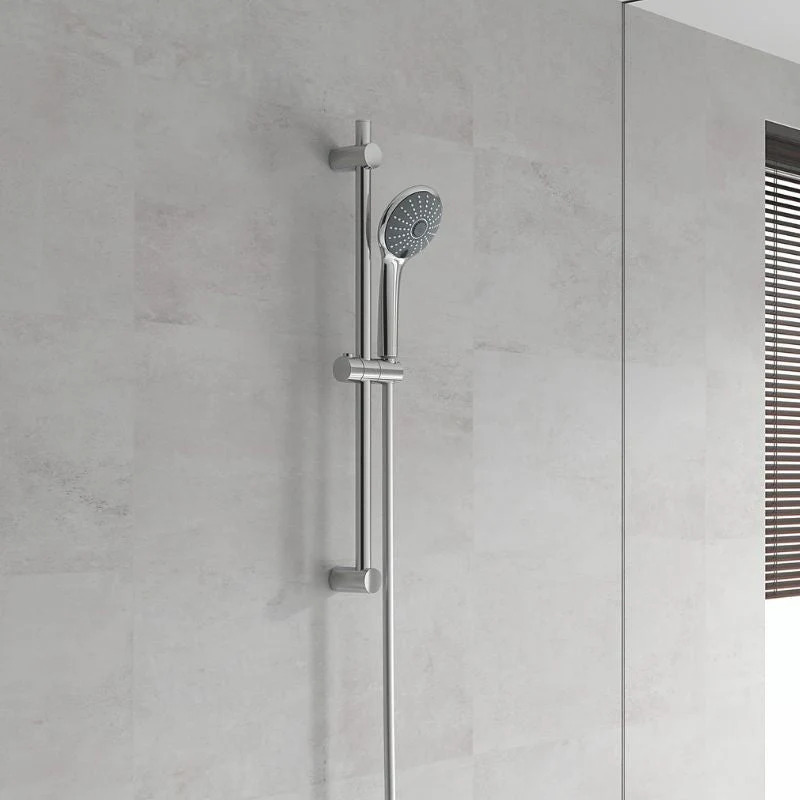 Ensemble VITALIO JOY GROHE 27333000 douchette 3 jets + barre 60 cm + flexible 175 cm - chromé