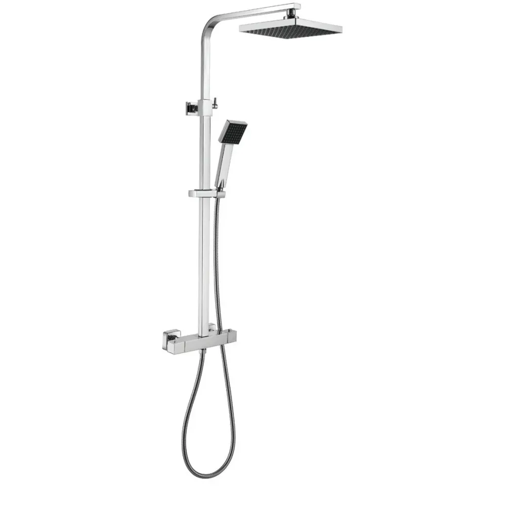 Kit douche à main et pomme de douche pour toilettes publiques