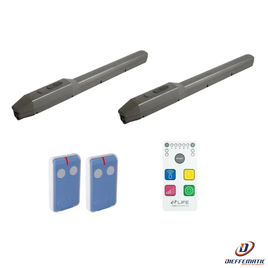Kit Per Cancello Battente Life Setup Op5 Uni Dl Enfantin 1Ke0110000 Automazione