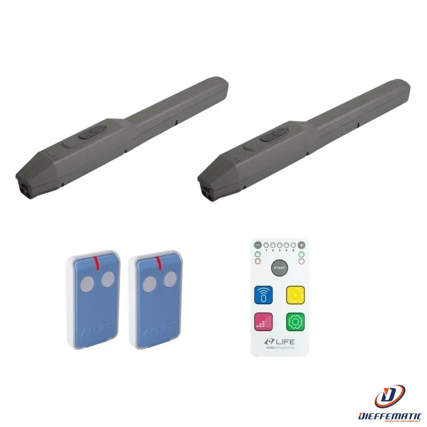 Kit Per Cancello Battente Life Setup Op324 Uni Dl Aisé 1Ke0160000 Automazione