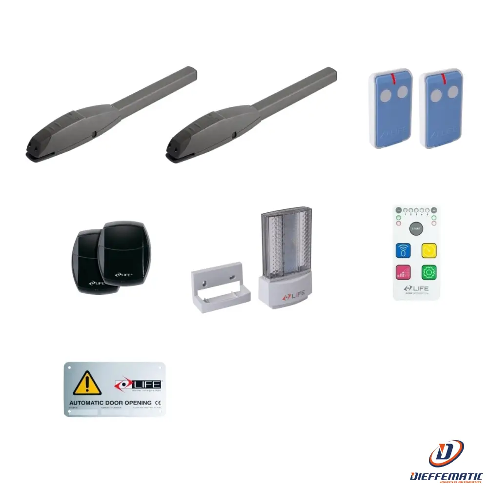 Ration alimentaire Kit Per Cancello Battente Life Setup Op3 Skyline Uni Dl 042 1Kt0300001 Nuovo