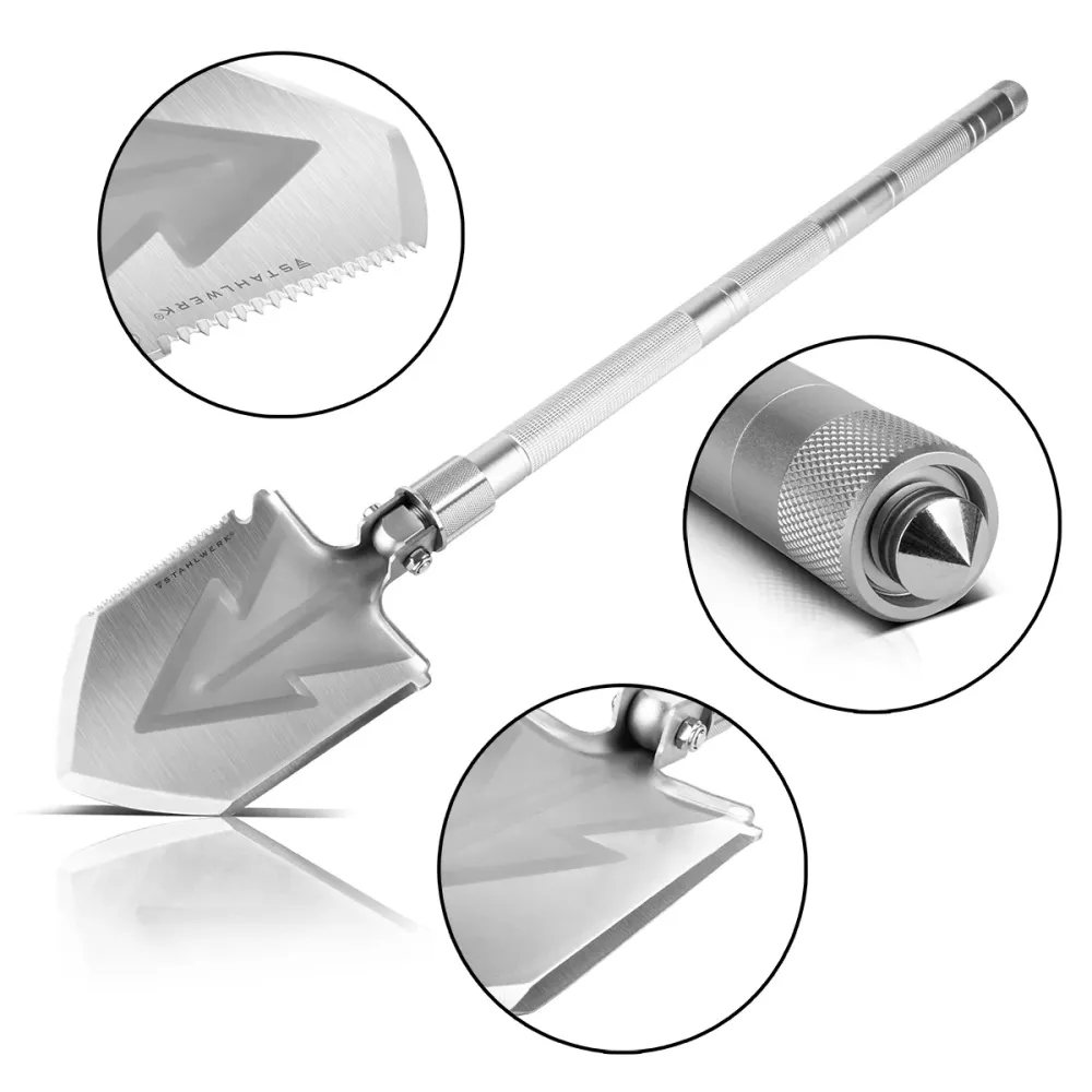 Ration alimentaire Kit de survie en acier ou outil multi-outils / multifonctionnel / extérieur avec piques pliantes, coute...