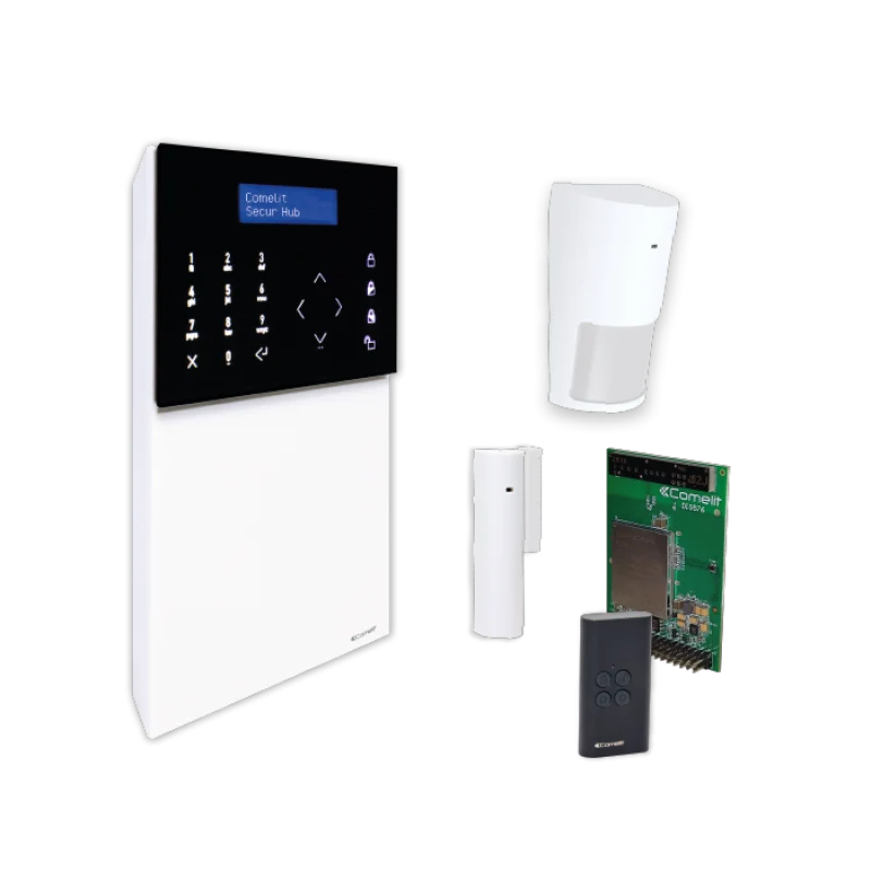 Chauffage de survie KIT ANTINTRUSIONE SECUR HUB 4G RF12PIR RF1MCW RF4KEY COMELIT KSW32411L