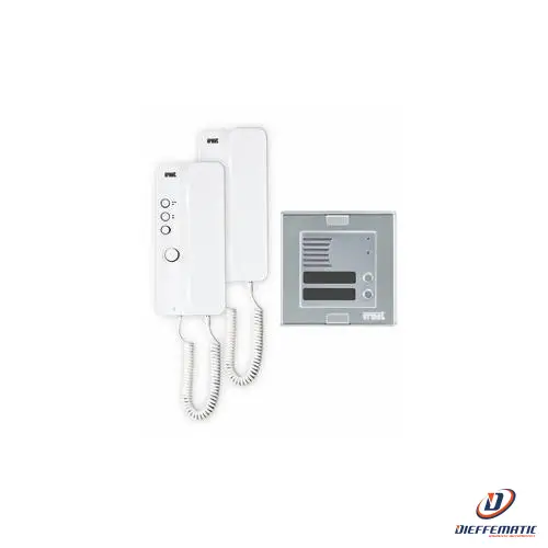 Chauffage de survie Urmet Kit Bifamiliare Audio Con Sinthesi S2 E Mìro, 4+N 1150/302 Comunicazione
