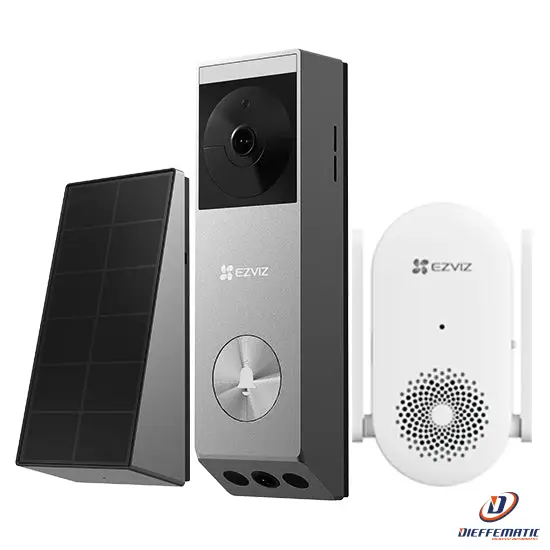 Ezviz Ep3X Pro+Ch1 Kit Kit Videocitofono Alimentato Batteria Home Comfort avec instructions illustrées