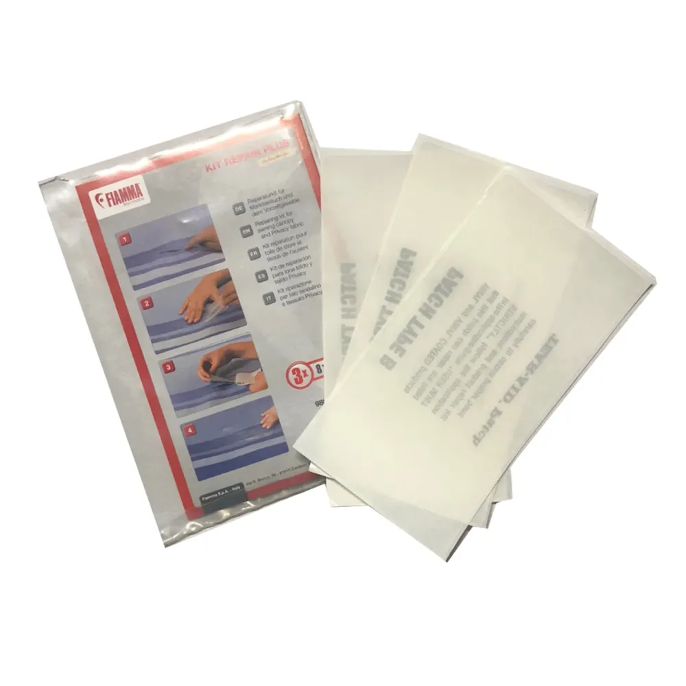 Fiamma Kit Repair Plus Reparatur Kit 3er Set für Markisen und Vorzelte 8x15 cm pour situation de crise