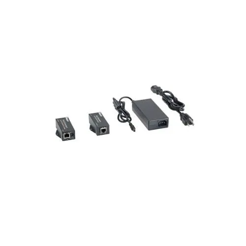 1 Port Power Over Connexion câblée Kit Black POEXKIT1