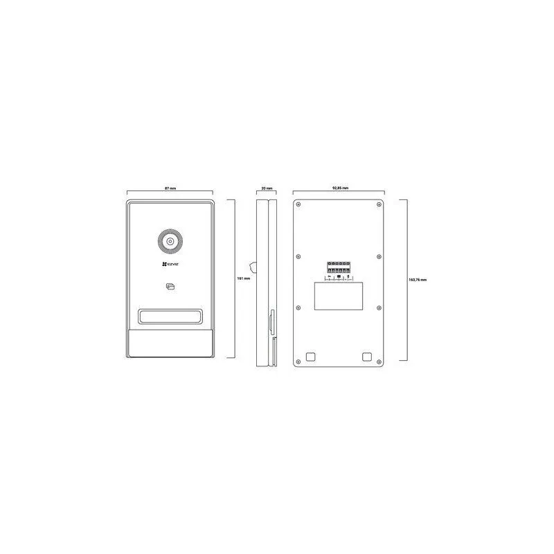 Purificateur d'air Kit interphone connecté HP7 CS-HP7-R100-1W2TFC EZVIZ