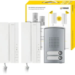 Radio à manivelle KIT CITOFONICO ELVOX VIMAR BIFAMILIARE 2 FILI K40540.E2