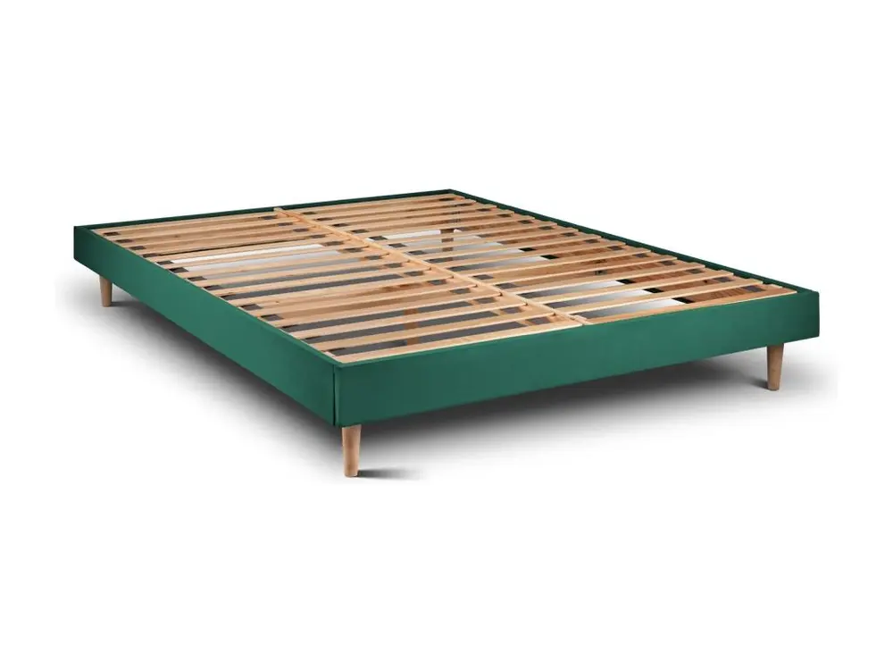 Sommier Kit VeloursVert 150x190 H29cm