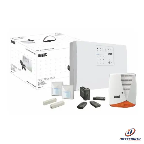 Urmet Kit Antintrusione Filare Con Centrale 1061/103, 1061 1061/906 Sicurezza Édition Survie