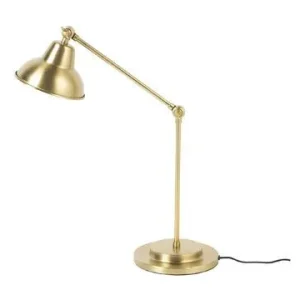 Lampe à poser en fer doré Xavi Blanc pur Label - 70cm