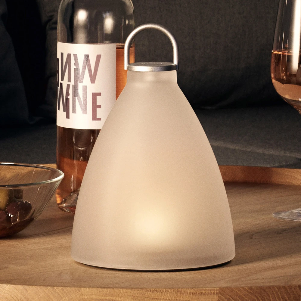 Luminaire en forme EVA Solo SunLight Bell lampe solaire LED, hauteur 30cm