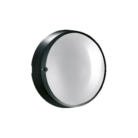 PLAFONIERA DA SOFFITTO O DA PARETE AIRY TONDA 300 NERA E27 100W LB82222 LOMBARDO Éclairage chaud 2700K