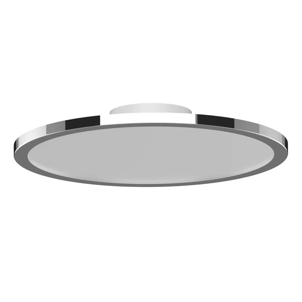 Projecteur à motifs LIGHTME Plafonnier LED Aqua Ø30,2cm acier chromé
