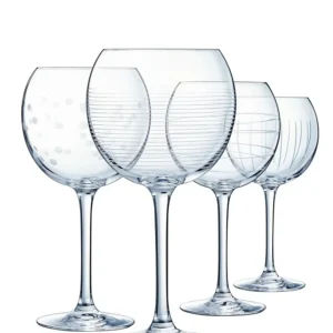 Eclat Illumination Balloon Stem Cristal Set 4 - Clear