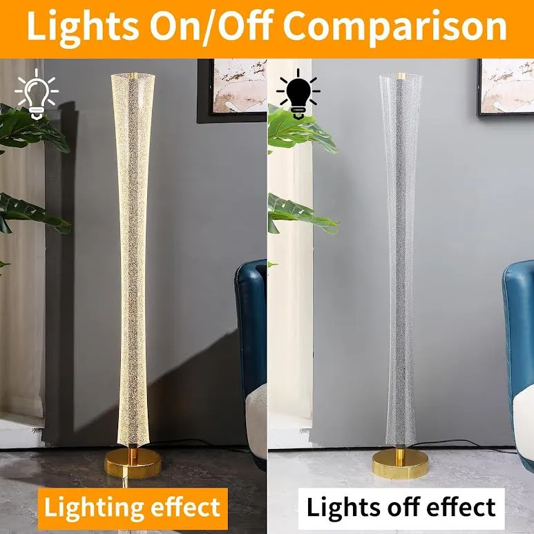 Floor Lamp En verre Lampshade White