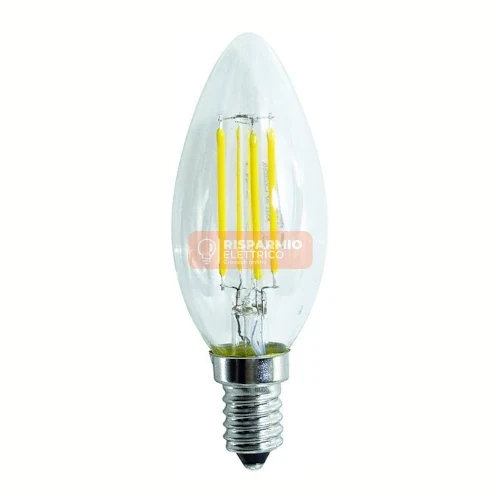 LAMPADA LED DIMMER C35 CANDELA FILAMENT E14 – 4.5 W, 470 LM, 3000 K