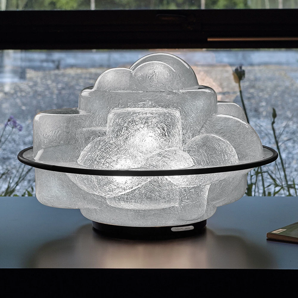 Lampe de sol Profiterolle pour éévidentage déco avec diffuseur opale