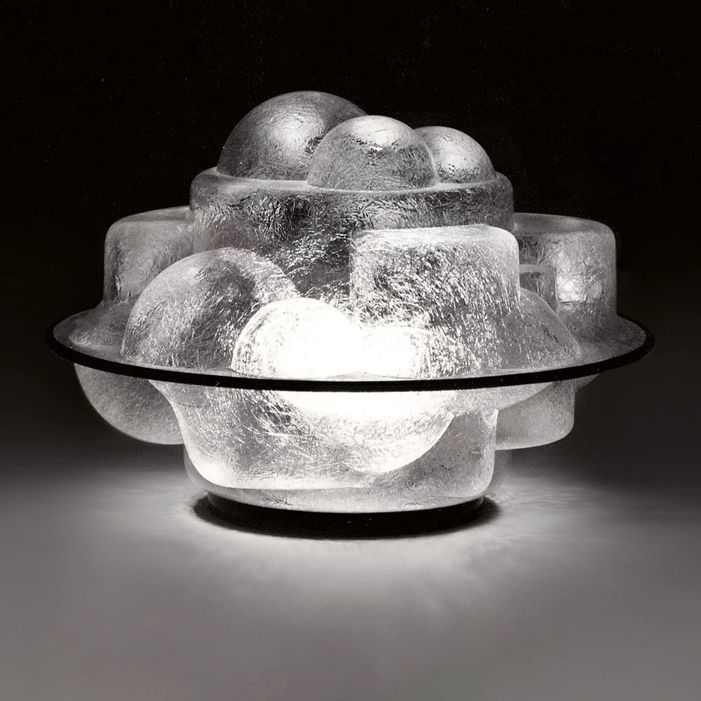 Lampe de sol Profiterolle pour éévidentage déco avec diffuseur opale