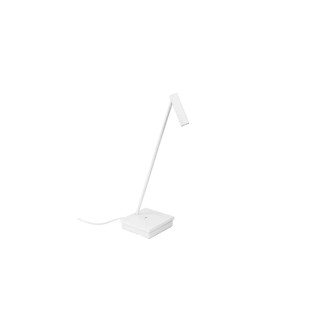 Lampe de table blanche LED 2.2W modèle 10-7606-14-14 LED-C4