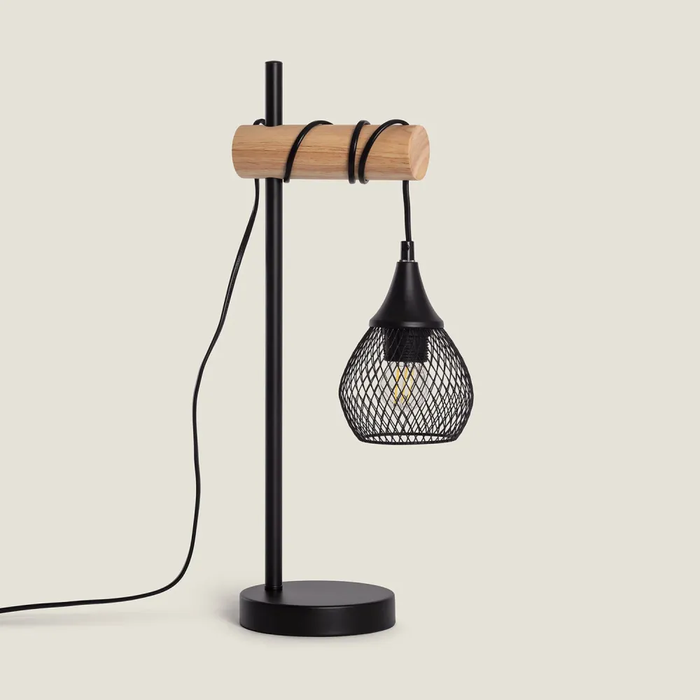 Lampe de table Monah avec contrôle d'intensité et connectivité Wi-fi
