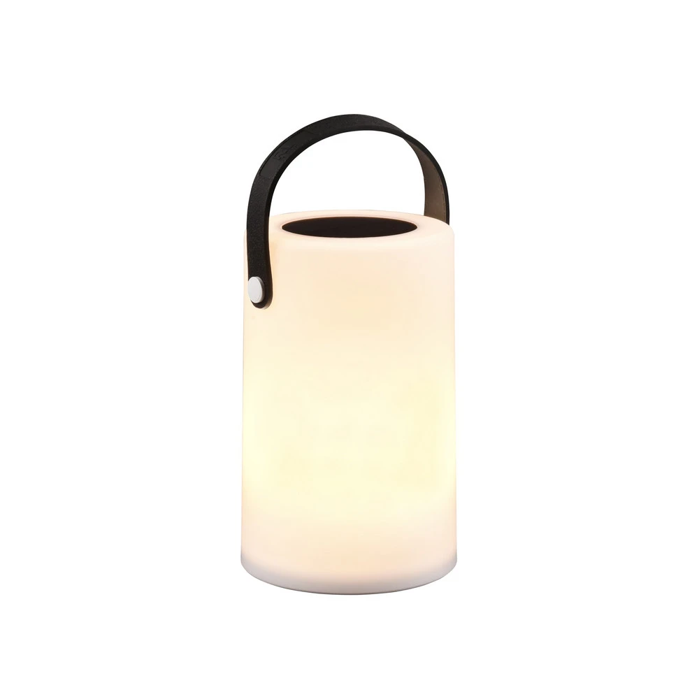 Lampe de table solaire LED Garcia avec changement de couleur RGBW avec fixation réglable