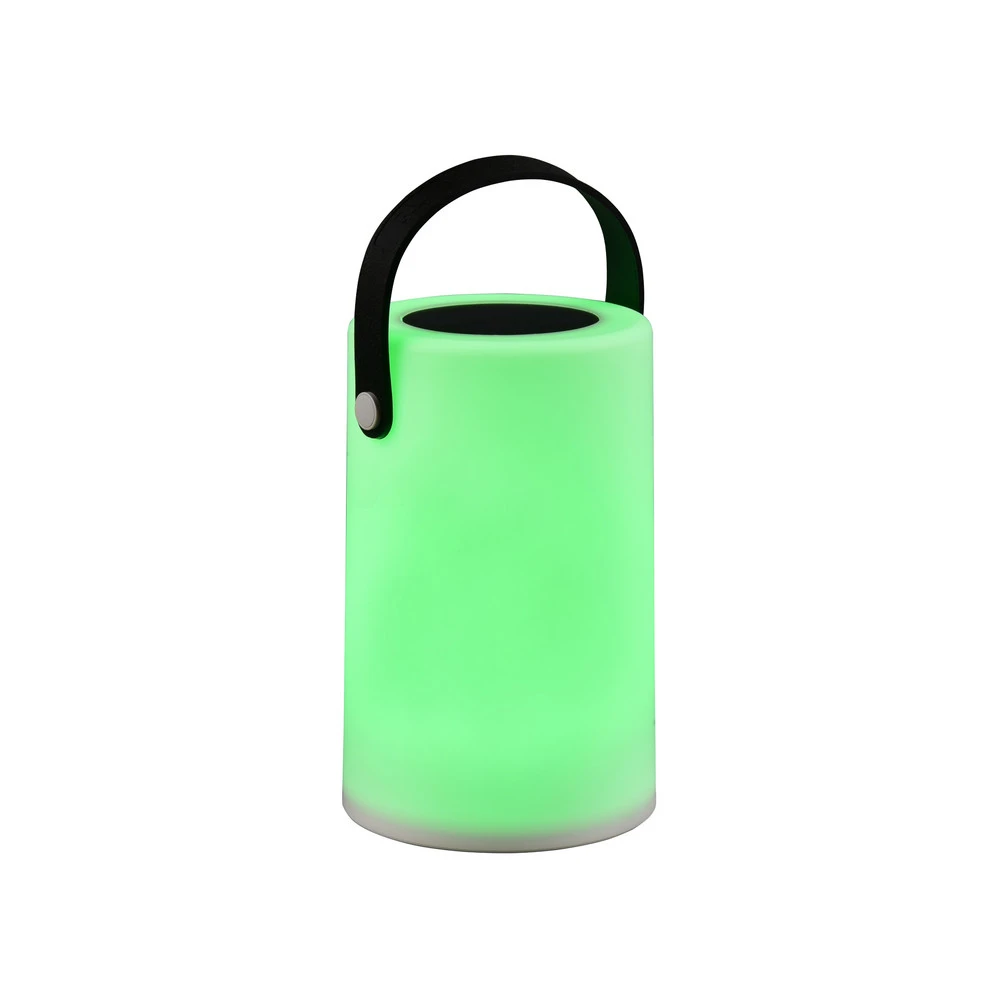 Lampe de table solaire LED Garcia avec changement de couleur RGBW avec fixation réglable
