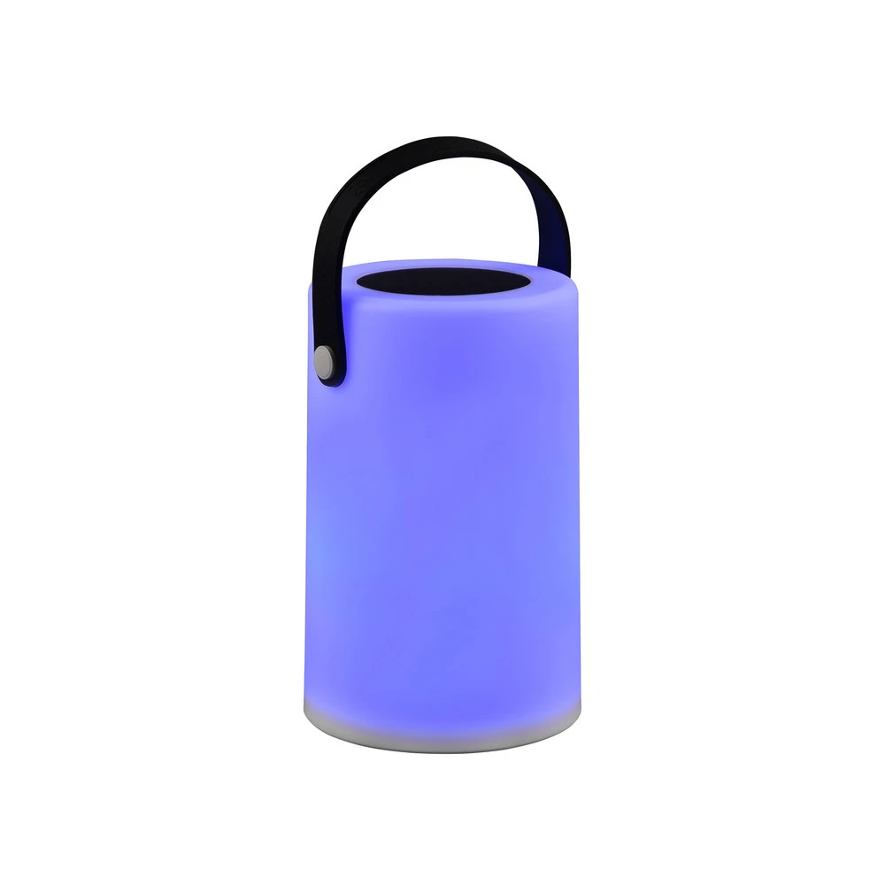 Lampe de table solaire LED Garcia avec changement de couleur RGBW avec fixation réglable