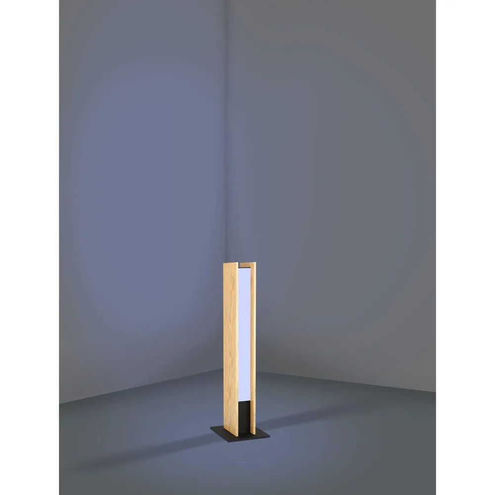 Luminaire de plafond à diffusion uniforme Lampe de table naturel bois ANCHORENA-Z LED INT 1X16W