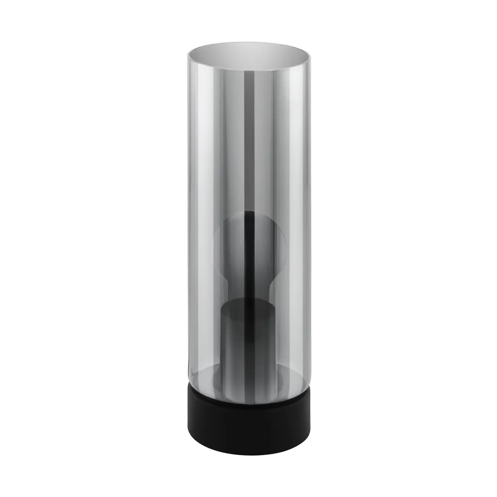 Lustre Cristal Premium Lampe de table verre noir DAMASCO 1 E27 1X60W