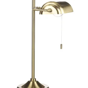 Metal Banker's Lamp Or fin MARAVAL