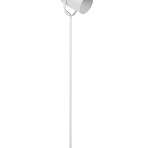 En métal Floor Lamp White TYRIA
