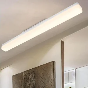 NETTLIFE Plafonnier LED Cuisine 24W Lumière du Jour Plafond 60cm de Allongé 4000K Blanc Neutre Lampe de Couloir Intérieur...
