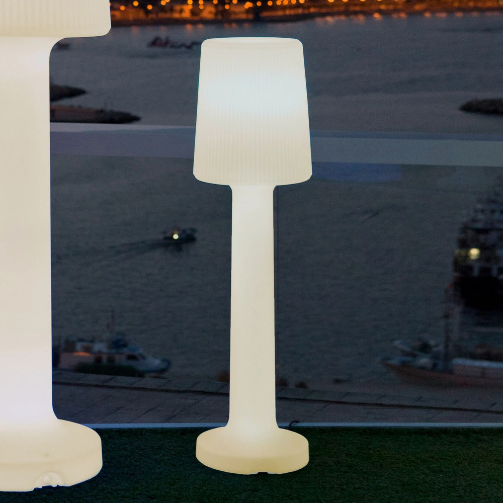 Newgarden Carmen Lampadaire hauteur 110 cm blanc tempéré Design minimaliste