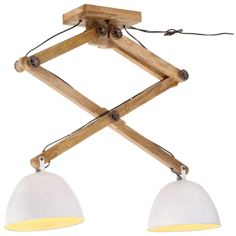 Plafonnier 25 W blanc 29x18x85 cm E27 à fixation clip