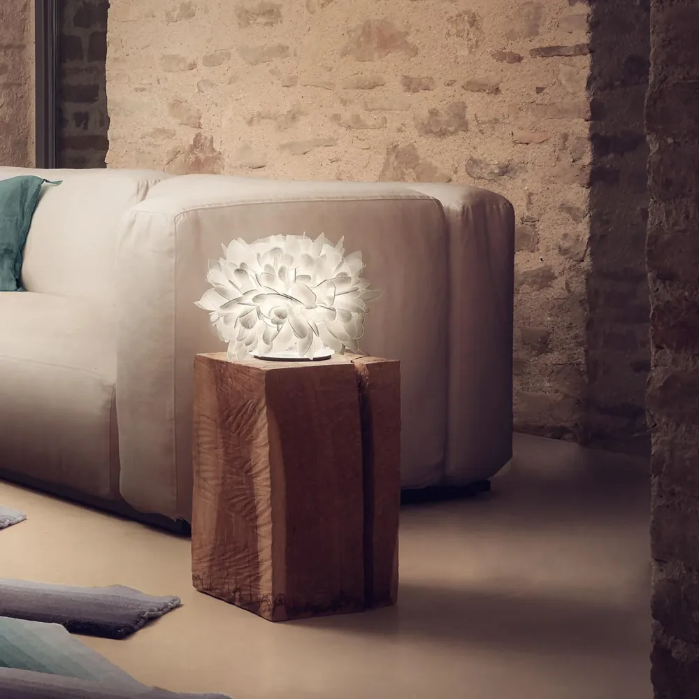 Plafonnier à lumière directionnelle Lampe de table Veli SLAMP au design feuillage avec éclairage LED