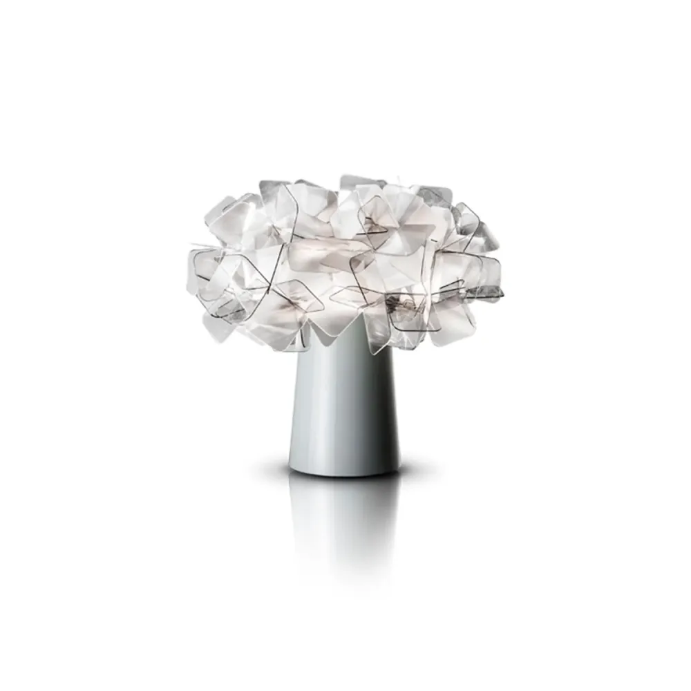 Plafonnier à montage sur rail Lampe de Table Clizia Fumé par SLAMP avec illumination LED