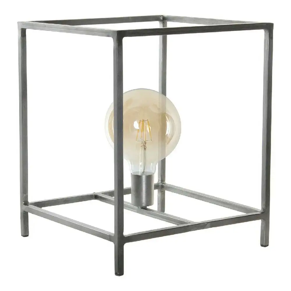 Lampe de bureau DKD Home Decor Métal Gris profond (33 x 33 x 40 cm) (Certifié CE)