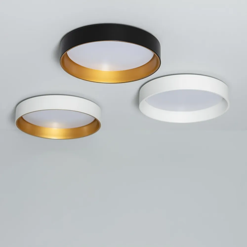 Suspension à abat-jour Luminaire LED rond en métal 20W CCT ajustable Broadway diamètre 450 mm