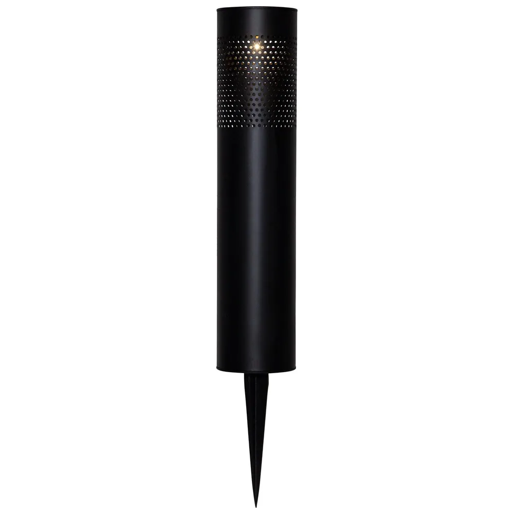 Luminaire à piquer extérieur métal noir Z_SOLAR LED INT 1X0,064W avec Détecteur de Mouvement