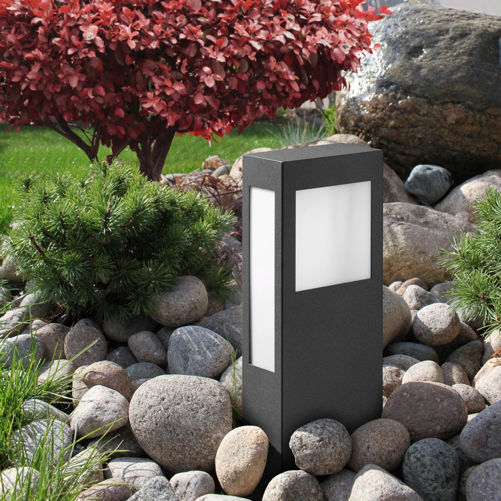 Luminaire pour socle LED en acier inoxydable Aqua Paulo avec 2G11-LED en acier galvanisé