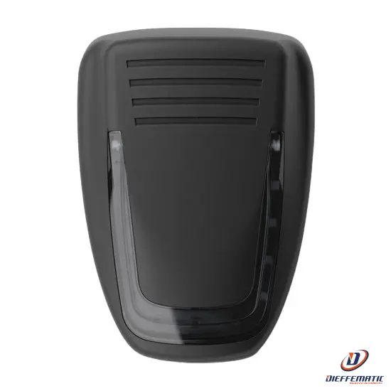 Venitem Mose Lsp Lux Nero Opaco / Fumè 20.200.349 Sirena Da Esterno Sicurezza avec fonction SOS