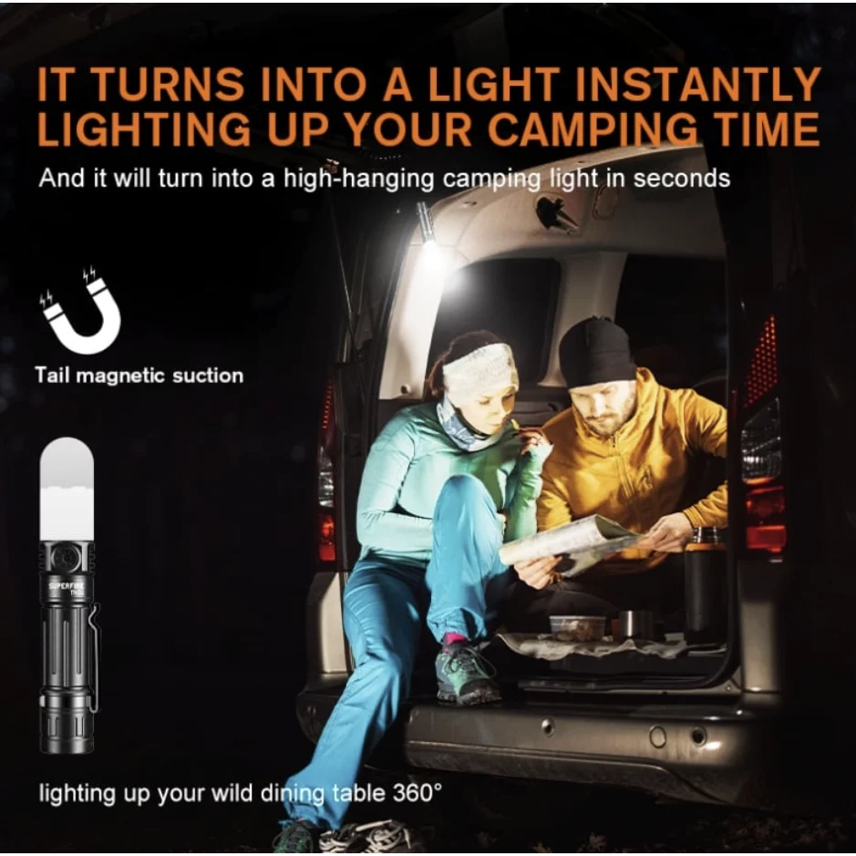 Lampe torche-Superfire TN02 - 1000 lumens