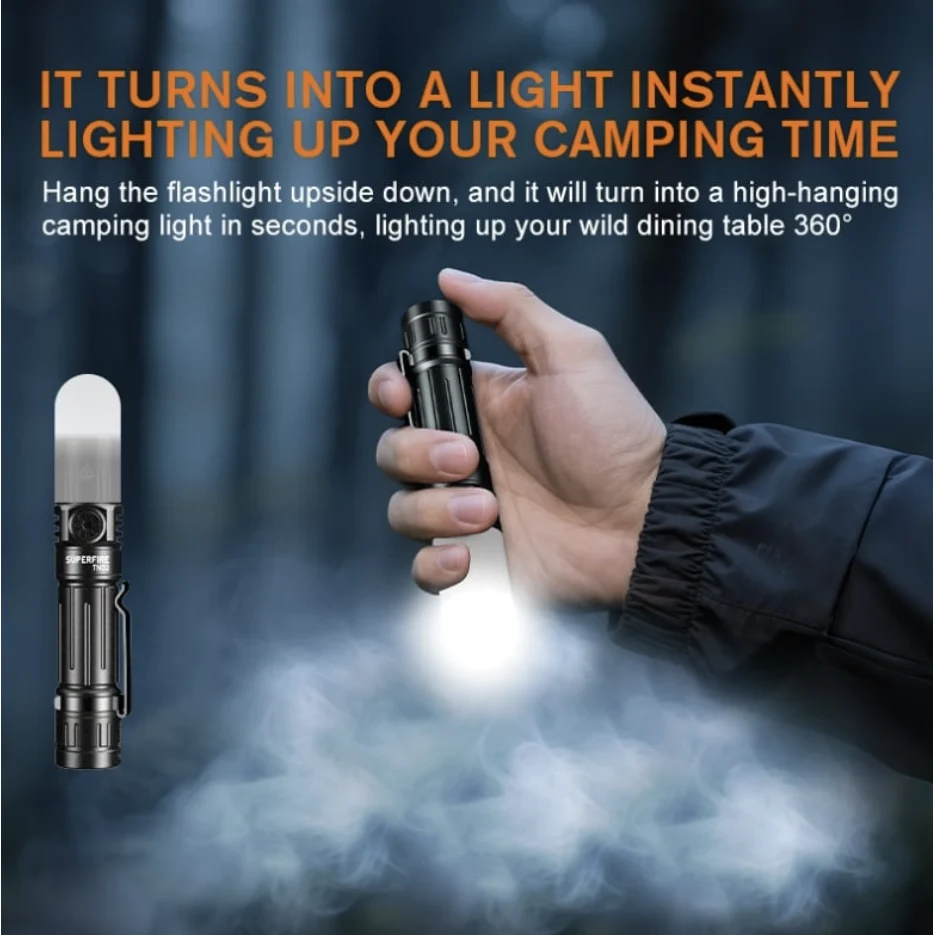 Lampe torche-Superfire TN02 - 1000 lumens