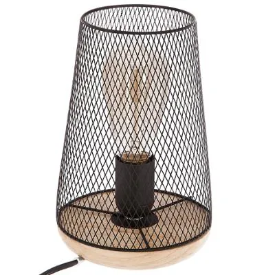 LAMPE ZELY NOIR H.23CM (IP67)