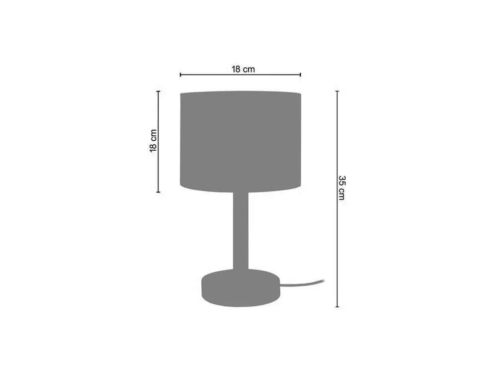 Pair de Lampes de chevet droit bois naturel,noir 35 cm. Version Tactique