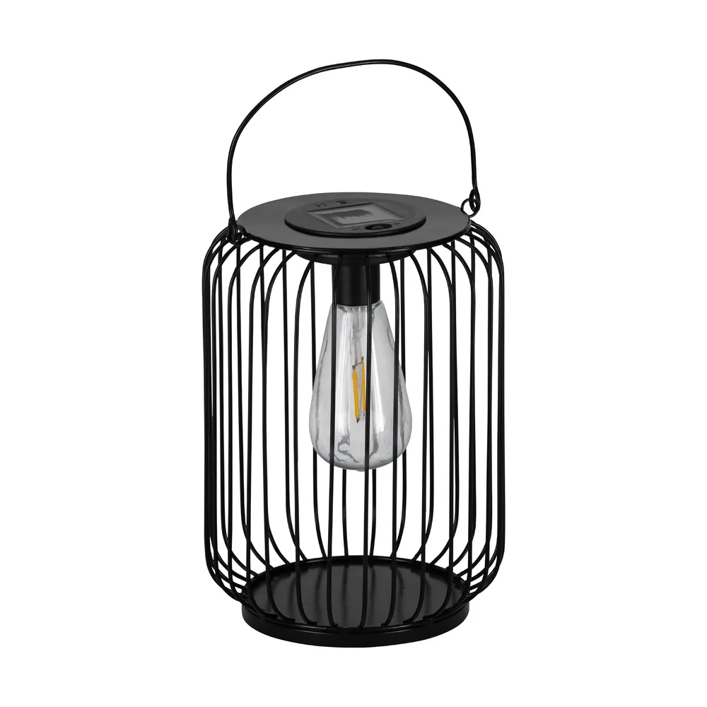 Bornes de jardin Lampe de table extérieure métal noir Z_SOLAR L19 cm LED INT 2X0,06W