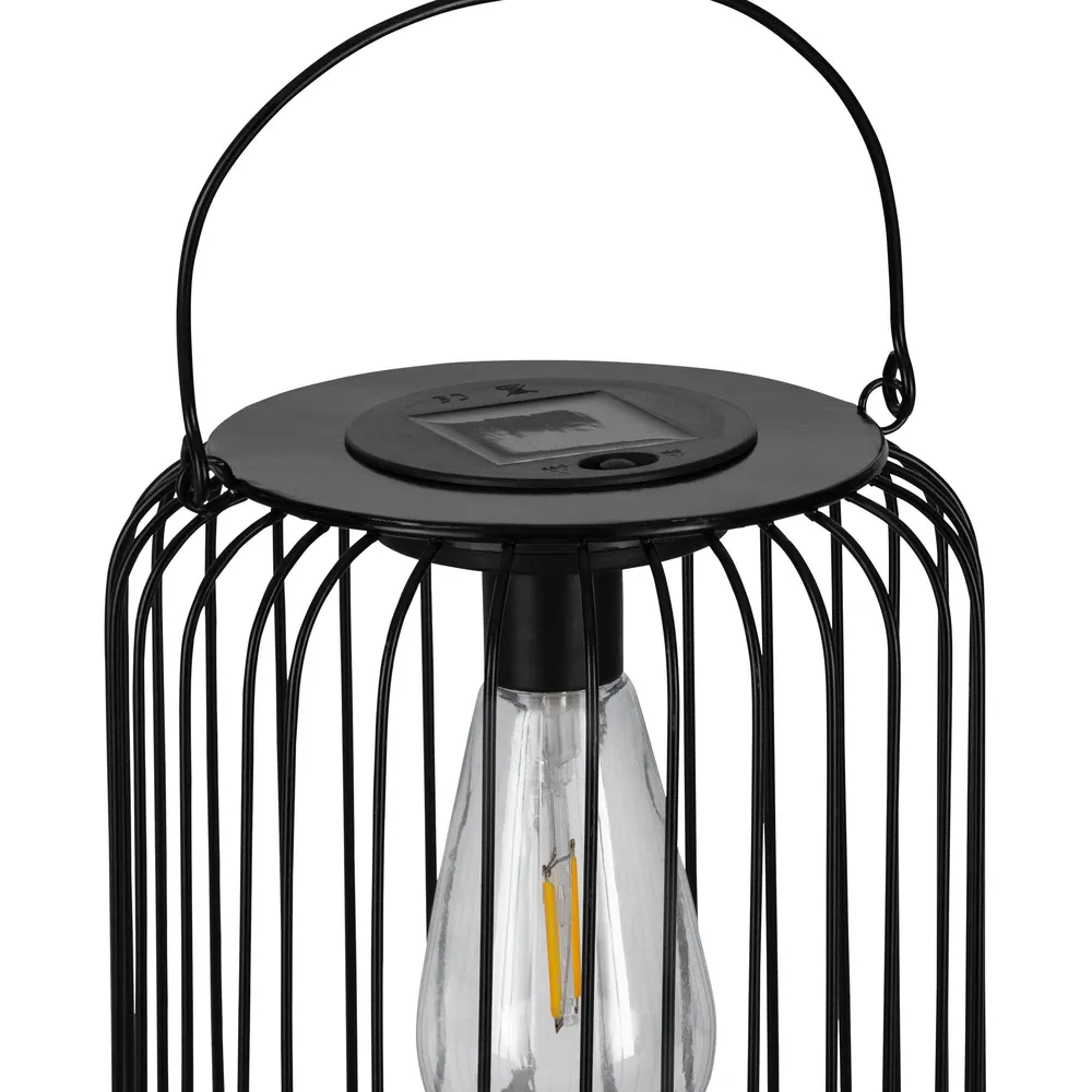 Bornes de jardin Lampe de table extérieure métal noir Z_SOLAR L19 cm LED INT 2X0,06W